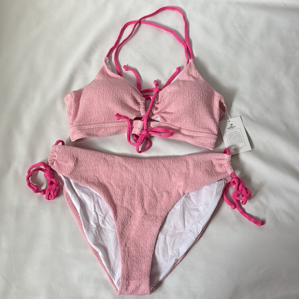 NWT color block women’s bikini